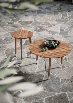 MEDUSA - Round teak high side table by Atmosphera - view 3