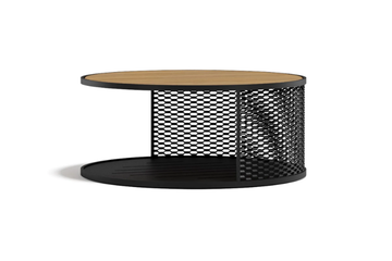 SWITCH - Round aluminium garden side table by Atmosphera - view 3