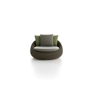 TWIGA - Upholstered garden armchair by Atmosphera - view 3