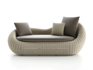 TWIGA - 2 seater polyethylene garden sofa by Atmosphera - view 2