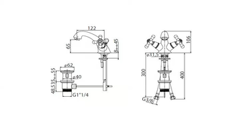 DOVER - Countertop 1 hole washbasin tap by BATH&BATH - view 3