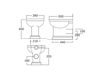 DOROTHY - Ceramic toilet by BATH&BATH - view 3