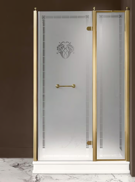 DORSET - Rectangular satin glass shower cabin with hinged door by BATH&BATH - view 3