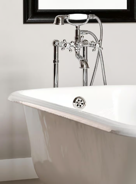 DOVER - Floor standing bathtub tap with hand shower by BATH&BATH - view 3