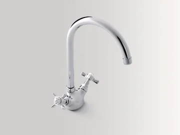 ALDEN - Countertop 1 hole washbasin tap with adjustable spout by BATH&BATH - view 2