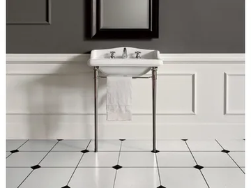 DOROTHY - Console washbasin with towel rail by BATH&BATH - view 2