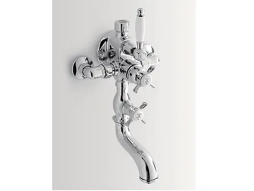 ALDEN - Wall-mounted thermostatic bathtub mixer by BATH&BATH - view 2