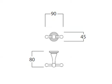SHINING - Robe hook / towel rack by BATH&BATH - view 3