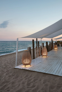 AMPHORA 02 - Synthetic fibre floor lamp by BOVER - view 3