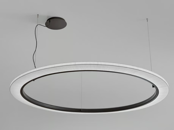 RODA S/200 - LED aluminium pendant lamp by BOVER - view 2