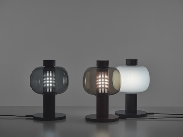 BONBORI - LED Glass and Stainless Steel table lamp by BROKIS - view 3