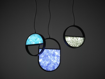 GEOMETRIC - Glass pendant lamp by BROKIS - view 3