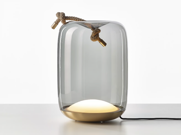 KNOT - LED blown glass table lamp by BROKIS - view 2
