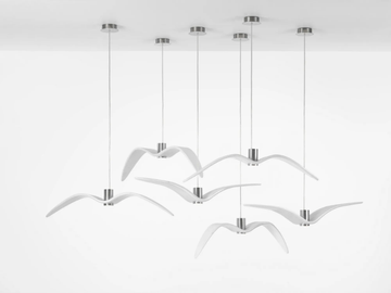 NIGHT BIRDS - LED glass pendant lamp by BROKIS - view 3