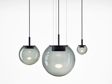 ORBIS - Blown glass pendant lamp by BROKIS - view 2