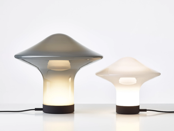 TROTTOLA - LED opal glass table lamp with dimmer by BROKIS - view 2