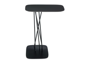 MIKA - Rectangular Fenix-NTM® high side table with metal base by Bross - view 2