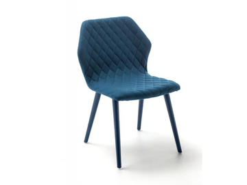 AVA - Upholstered fabric chair by Bross - view 2