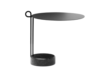 LOOP COFFEE - Round metal side table by Bross - view 2