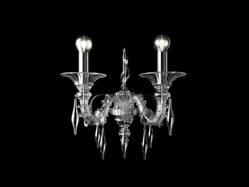 SAN GIORGIO - Venetian crystal wall lamp by Barovier&Toso - view 2