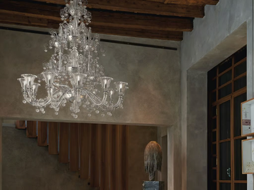 VENEZIA 1925 - Venetian crystal chandelier by Barovier&Toso - view 2