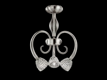 QUADRI - Venetian crystal chandelier by Barovier&Toso - view 2