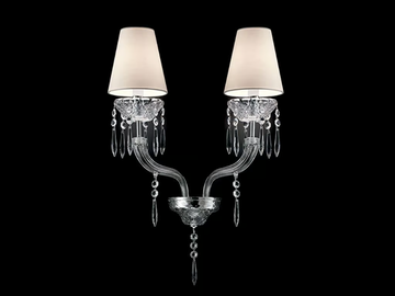 PRÉSIDENT - Venetian crystal wall lamp by Barovier&Toso - view 2
