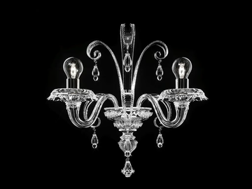 RABAT - Venetian crystal wall lamp by Barovier&Toso - view 2