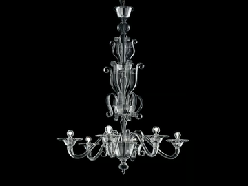 REDON - Venetian crystal chandelier by Barovier&Toso - view 2