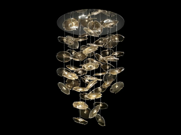 EXAGON - Venetian crystal pendant lamp by Barovier&Toso - view 2