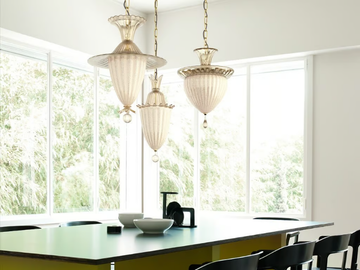 FANALI VENEZIANI - Venetian crystal pendant lamp by Barovier&Toso - view 2