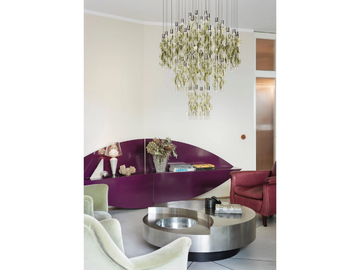 GERMOGLI - Venetian crystal pendant lamp by Barovier&Toso - view 3