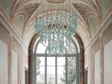 GERMOGLI - Venetian crystal pendant lamp by Barovier&Toso - view 2