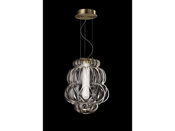 VALLONNÉ - Venetian crystal pendant lamp by Barovier&Toso - view 3