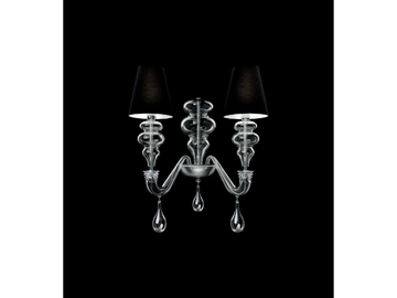 RAN ROUND - Venetian crystal wall lamp by Barovier&Toso - view 3
