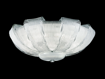 PLISSÉ - Venetian crystal ceiling lamp by Barovier&Toso - view 3