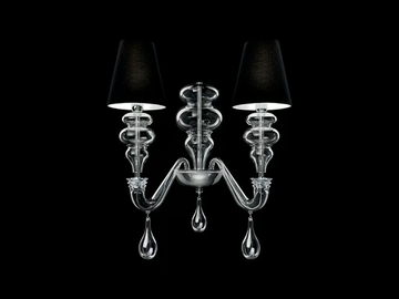 RAN ROUND - Venetian crystal wall lamp by Barovier&Toso - view 2