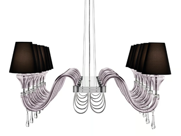 DOMO MARYLAND - Venetian crystal chandelier by Barovier&Toso - view 2