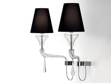 DOMO NEVADA - Venetian crystal wall lamp by Barovier&Toso - view 2