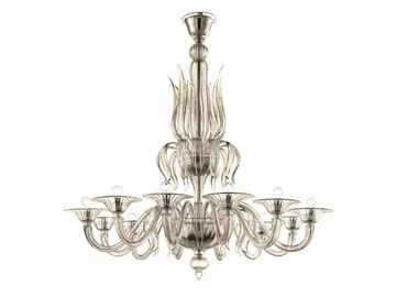 FAUVE - Venetian crystal chandelier by Barovier&Toso - view 2