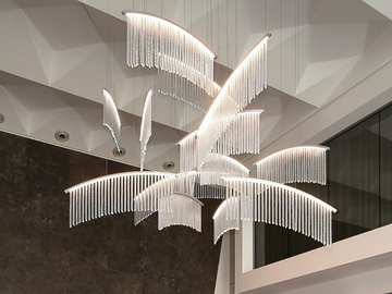 PALMYRA - Venetian crystal pendant lamp by Barovier&Toso - view 2