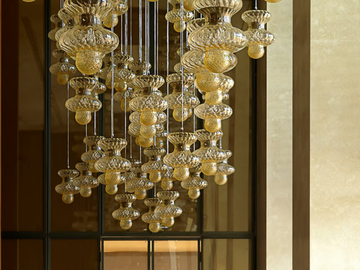SPINN - Venetian crystal pendant lamp by Barovier&Toso - view 2