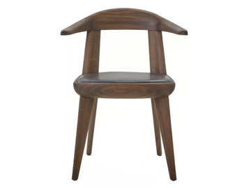 BRUTUS - Solid wood chair with armrests by BassamFellows - view 3