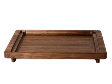 TRAY - Rectangular solid wood tray by BassamFellows - view 3