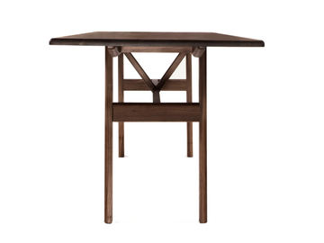 KANT - Rectangular solid wood counter table by BassamFellows - view 3