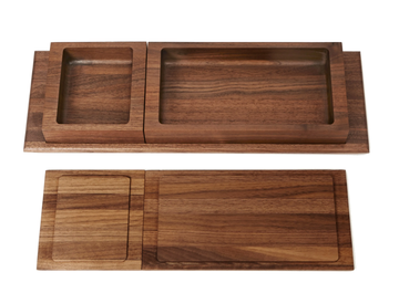 Desk Accessories - Walnut desk set by BassamFellows - view 2