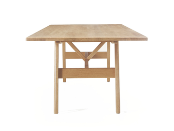 KANT - Rectangular solid wood dining table by BassamFellows - view 3