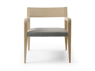 ARAGOSTA 582 - Ash easy chair with armrests by Billiani - view 2