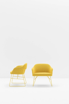 SPY 657 - Sled base fabric easy chair by Billiani - view 3
