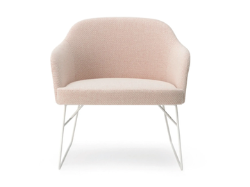 SPY 657 - Sled base fabric easy chair by Billiani - view 2